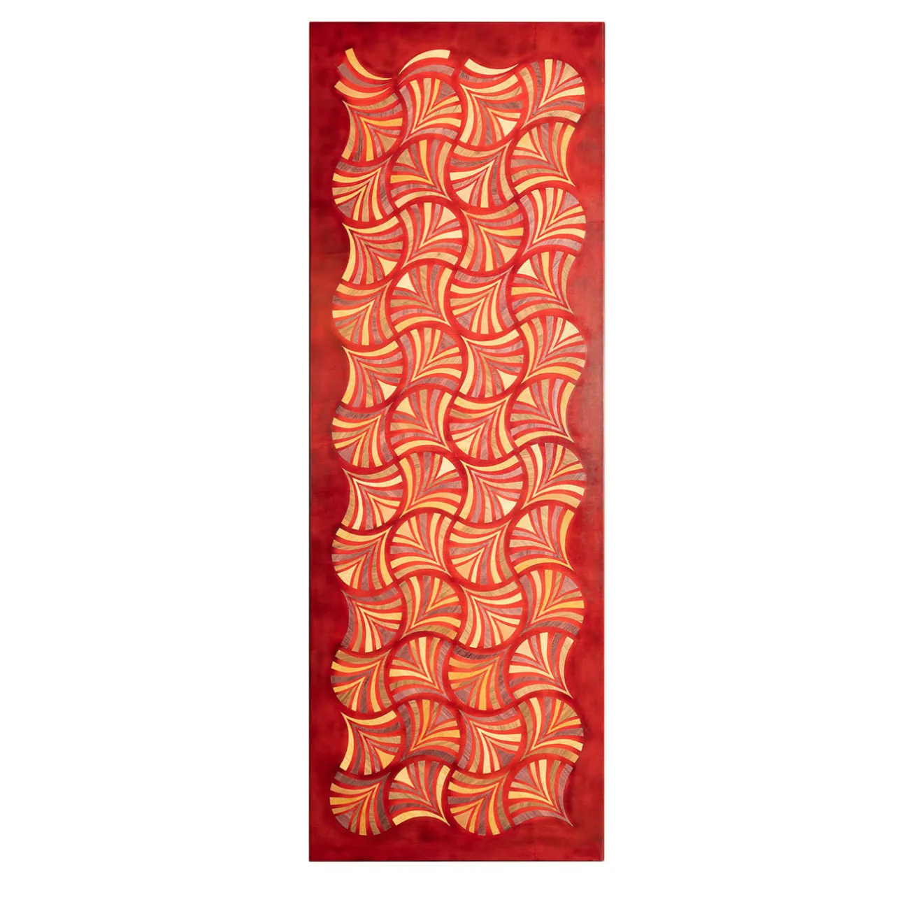 Artèpura Pannello Decorativo Dynasty Flutter in Pelle Rossa