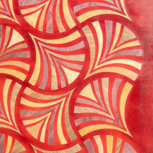 Artèpura Pannello Decorativo Dynasty Flutter in Pelle Rossa