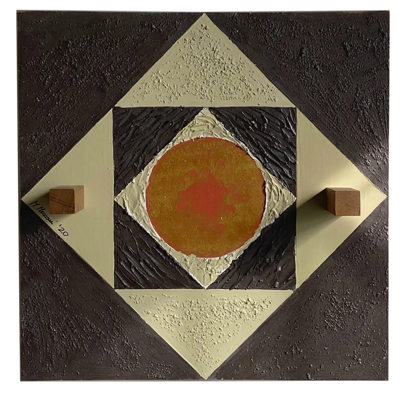 Meccani Design Pannello decorativo e appendiabiti a parete Concentrico di Mascia Meccani