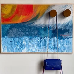 Meccani Design Pannello decorativo e appendiabiti da parete Orizzonti di Mascia Meccani