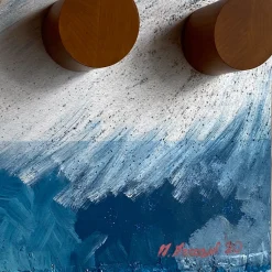 Meccani Design Pannello decorativo e appendiabiti da parete Orizzonti di Mascia Meccani