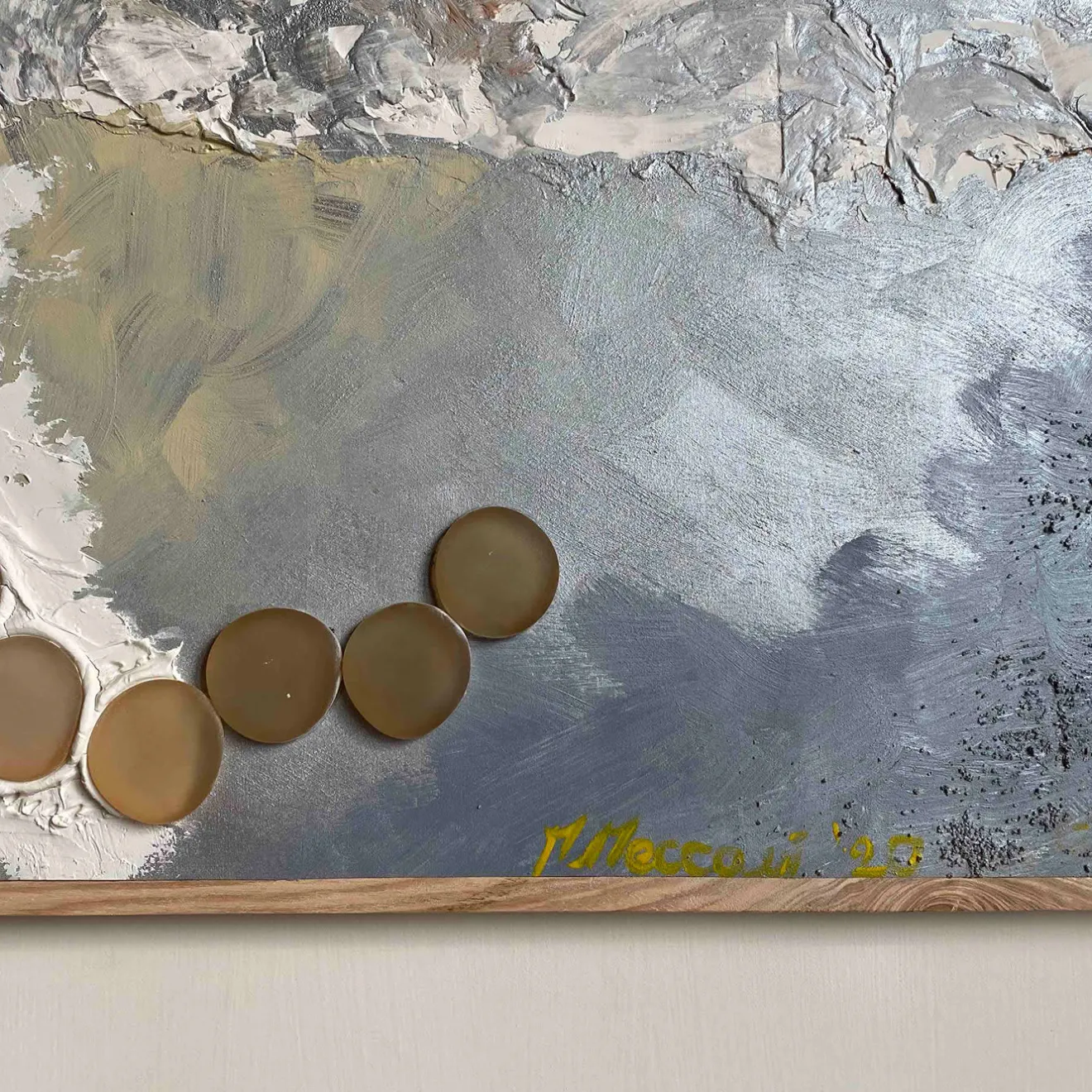 Meccani Design Pannello decorativo e appendiabiti a parete Tempesta di Mascia Meccani