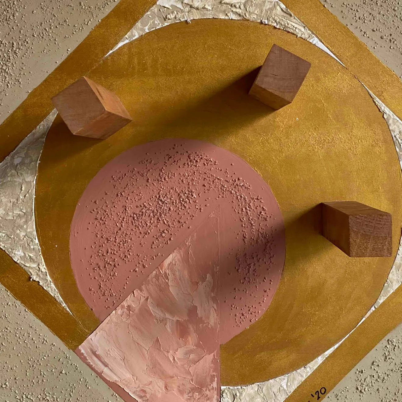 Meccani Design Pannello decorativo e appendiabiti da parete Eclissi di Mascia Meccani