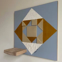 Meccani Design Pannello decorativo e mensola Ziggurat di Mascia Meccani