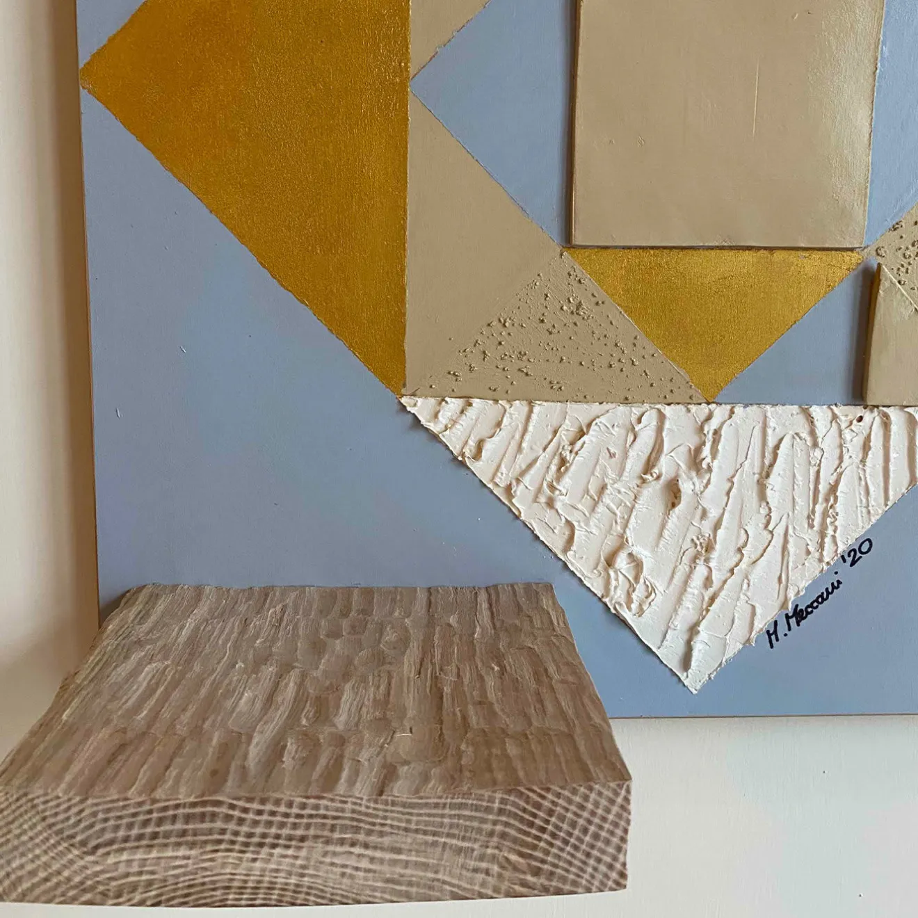 Meccani Design Pannello decorativo e mensola Ziggurat di Mascia Meccani