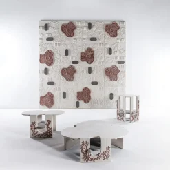 Lithea Pannello decorativo in marmo Anemone