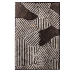 Lithea Pannello decorativo in marmo Billiemi grigio e pietra Pece Terre Arate