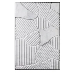 Lithea Pannello decorativo in marmo Carrara bianco Terre Arate