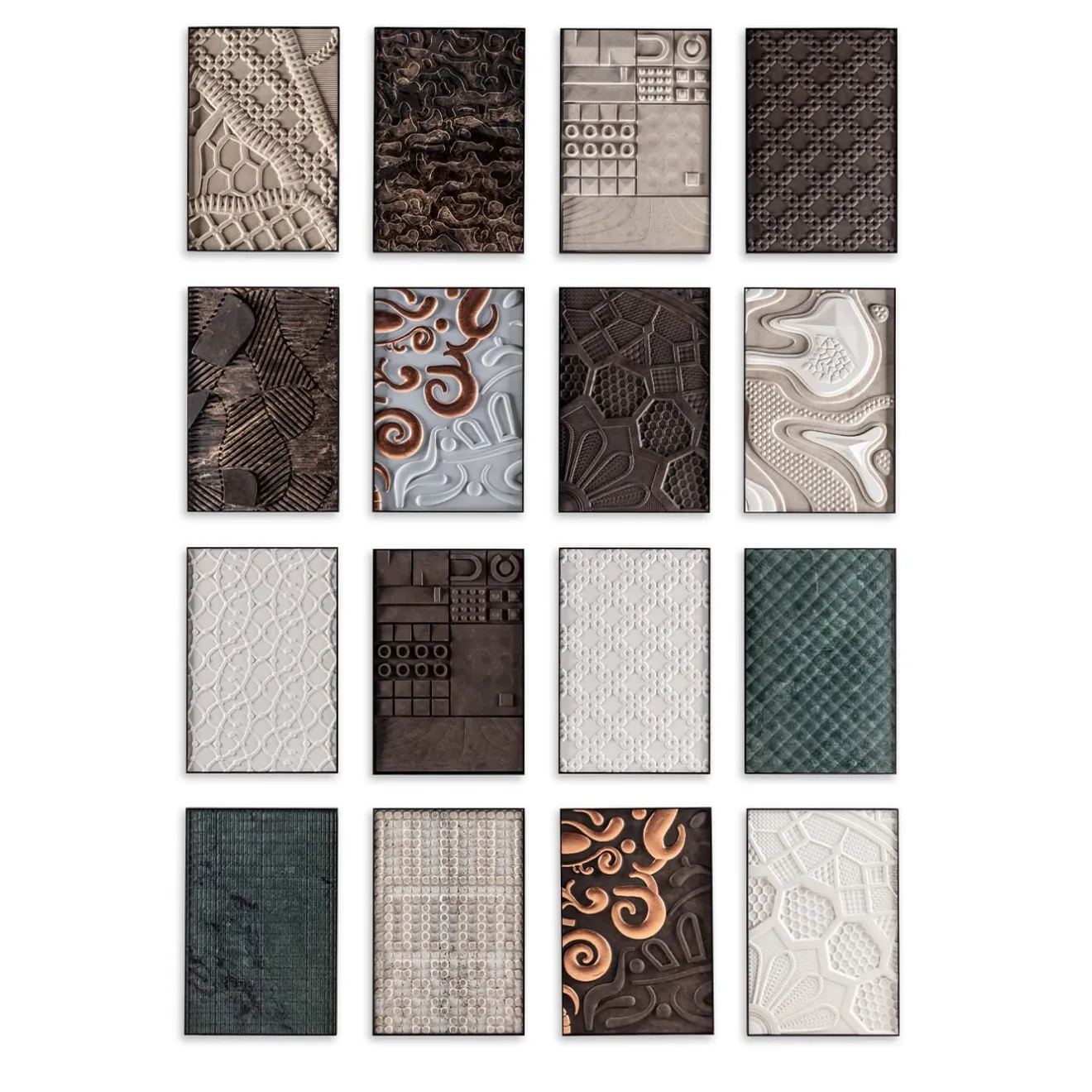 Lithea Pannello decorativo in marmo Crema Tunisi e pietra Fenice bianca Favare