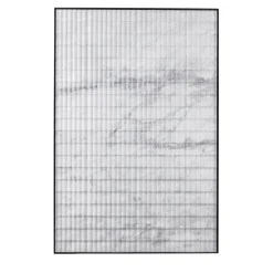 Lithea Pannello decorativo in marmo Carrara bianco Imbrex