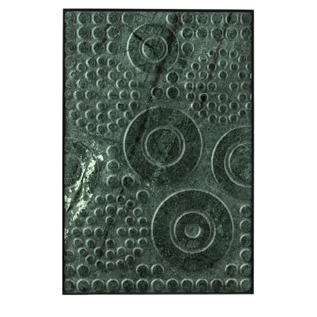 Lithea Pannello decorativo in marmo Alpi verde Round
