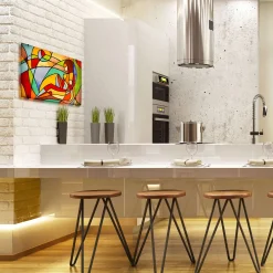 VéVé Glass Pannello decorativo in vetro di Murano policromo Serenity Wall Art