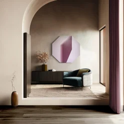 Elona Izrailova Pannello Decorativo Ottagonale Satisfaction Rosa