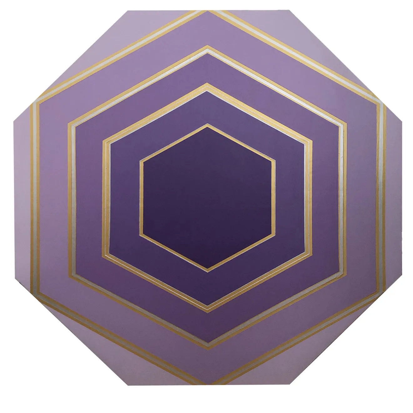 Elona Izrailova Pannello Decorativo Ottagonale Freedom Viola