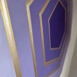 Elona Izrailova Pannello Decorativo Ottagonale Freedom Viola