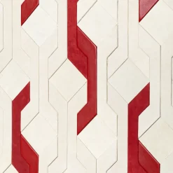 Artèpura Pannello Decorativo Parenthesis Geometrico in Pelle