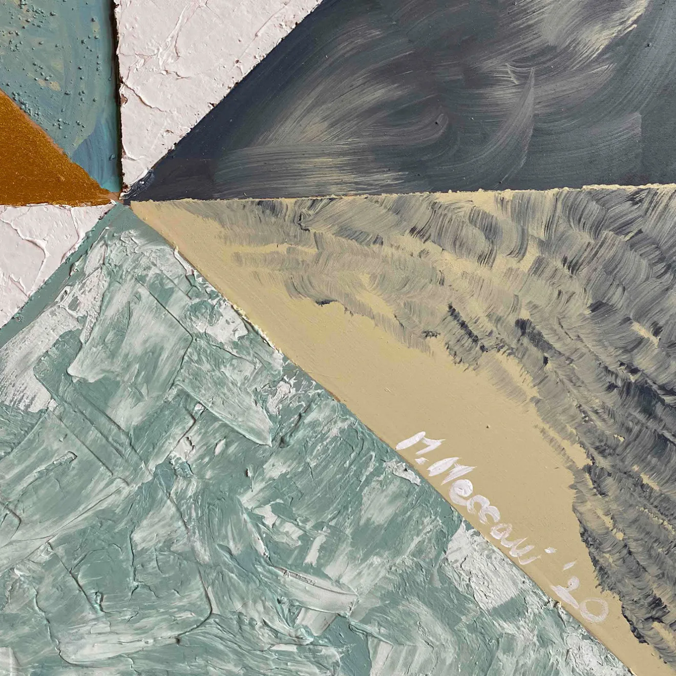 Meccani Design Pannello decorativo Triangolazioni Due di Mascia Meccani