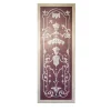 Porte Italia Pannello in legno rosso con decorazioni dipinte a mano