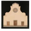 Stefano Gerini Pannello nero quadrato della chiesa di Santo Spirito