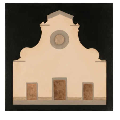 Stefano Gerini Pannello nero quadrato della chiesa di Santo Spirito