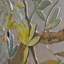 Cupioli Pannello strutturato in foglia d'argento L'Ulivo