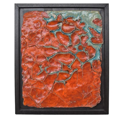 Todini Sculture Penetrazioni 1 Pannello in ceramica di ispirazione vulcanica