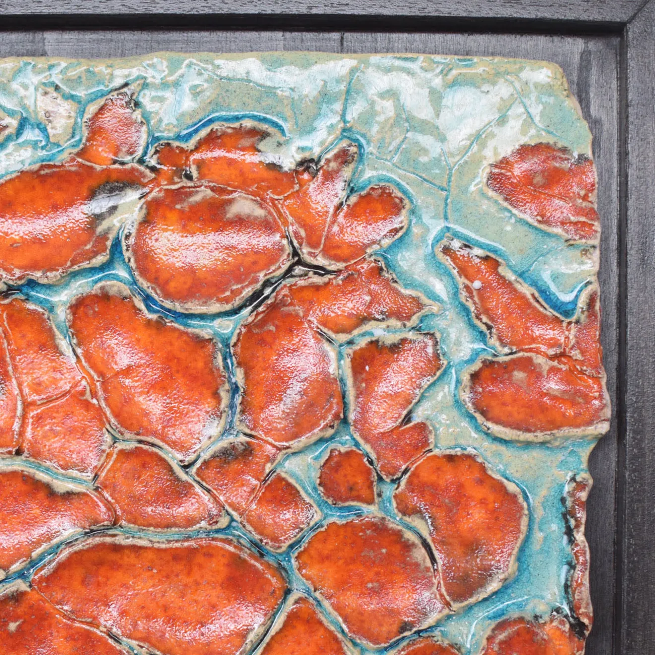Todini Sculture Penetrazioni 1 Pannello in ceramica di ispirazione vulcanica
