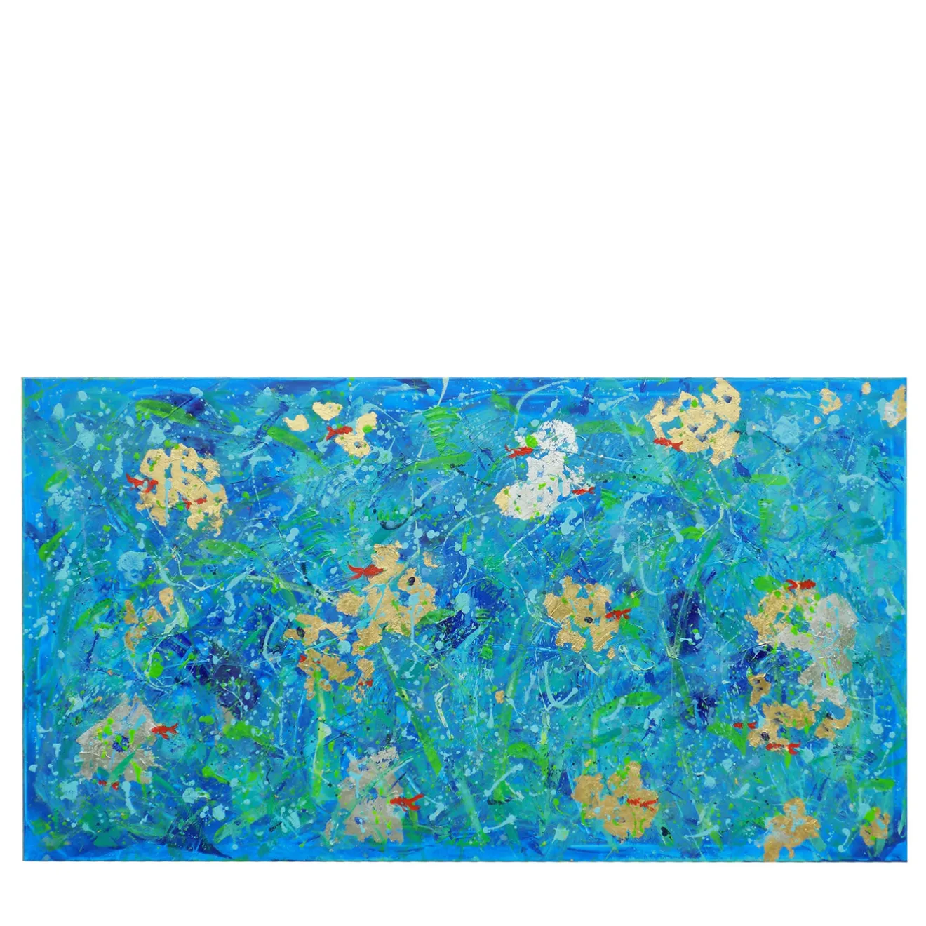 Elisabetta Milan Pesce rosso fortunato Pittura acrilica