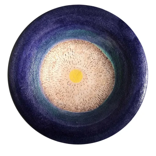 Pierfrancesco Solimene Piastra a muro blu