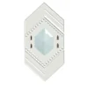 Bosa Piastrella di ceramica Enigma Bianco Lucido e Verde Vintage di Elena Salmistraro