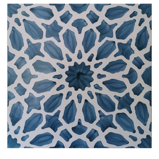 Arcea Handmade Design Piastrella di ceramica turchese Grinda