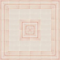 Francesco De Maio Piastrella Geometrie D’Ombra In Ceramica Rosa Cipria Motivo A Linee