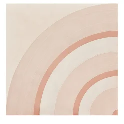 Francesco De Maio Piastrella Geometrie D’Ombra In Ceramica Rosa Motivo Circolare