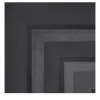 Francesco De Maio Piastrella Geometrie D’Ombra In Ceramica Nero Carbone Motivo Quadrato