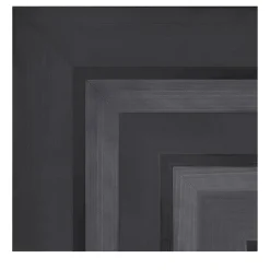 Francesco De Maio Piastrella Geometrie D’Ombra In Ceramica Nero Carbone Motivo Quadrato