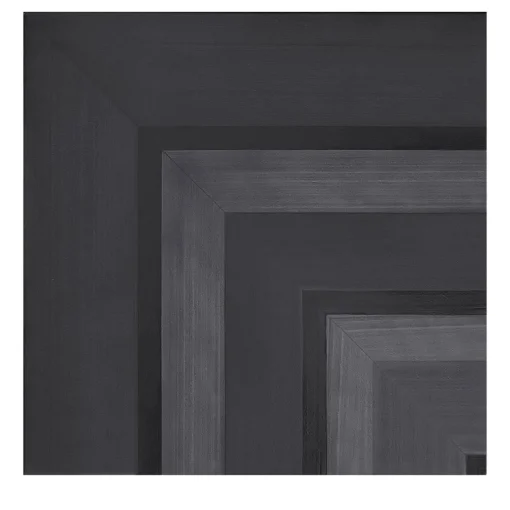 Francesco De Maio Piastrella Geometrie D’Ombra In Ceramica Nero Carbone Motivo Quadrato
