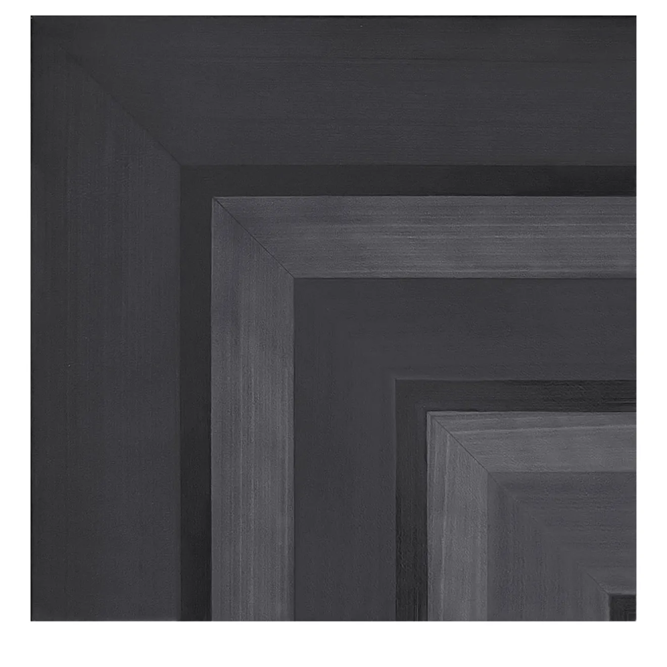 Francesco De Maio Piastrella Geometrie D’Ombra In Ceramica Nero Carbone Motivo Quadrato