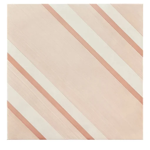 Francesco De Maio Piastrella Geometrie D’Ombra In Ceramica Rosa Cipria Motivo Diagonale