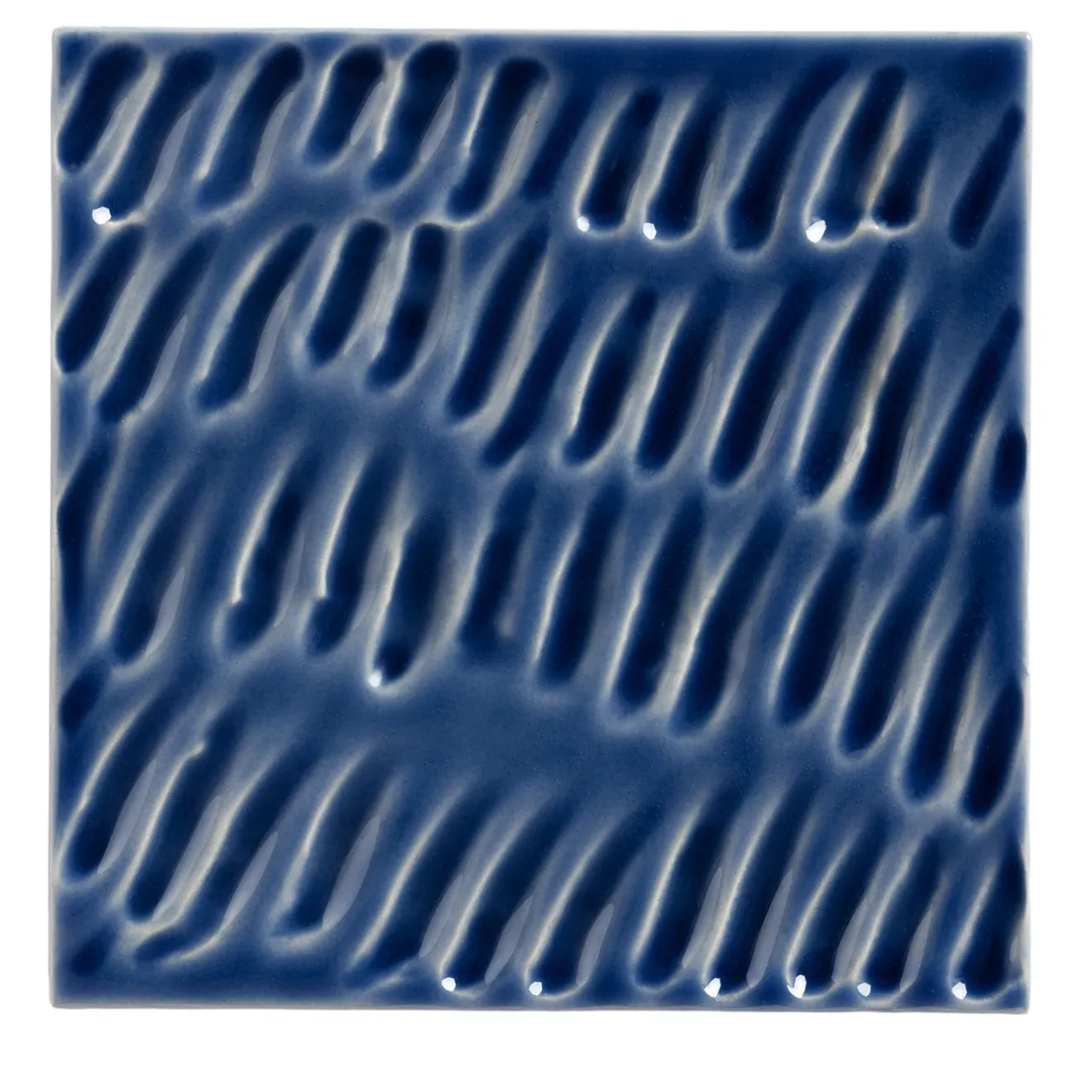 Bosa Piastrella Ippo in ceramica blu cobalto lucida