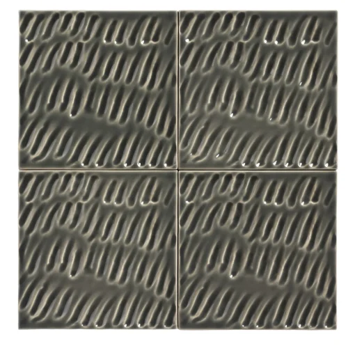 Bosa Piastrella Ippo in ceramica grigia fumé