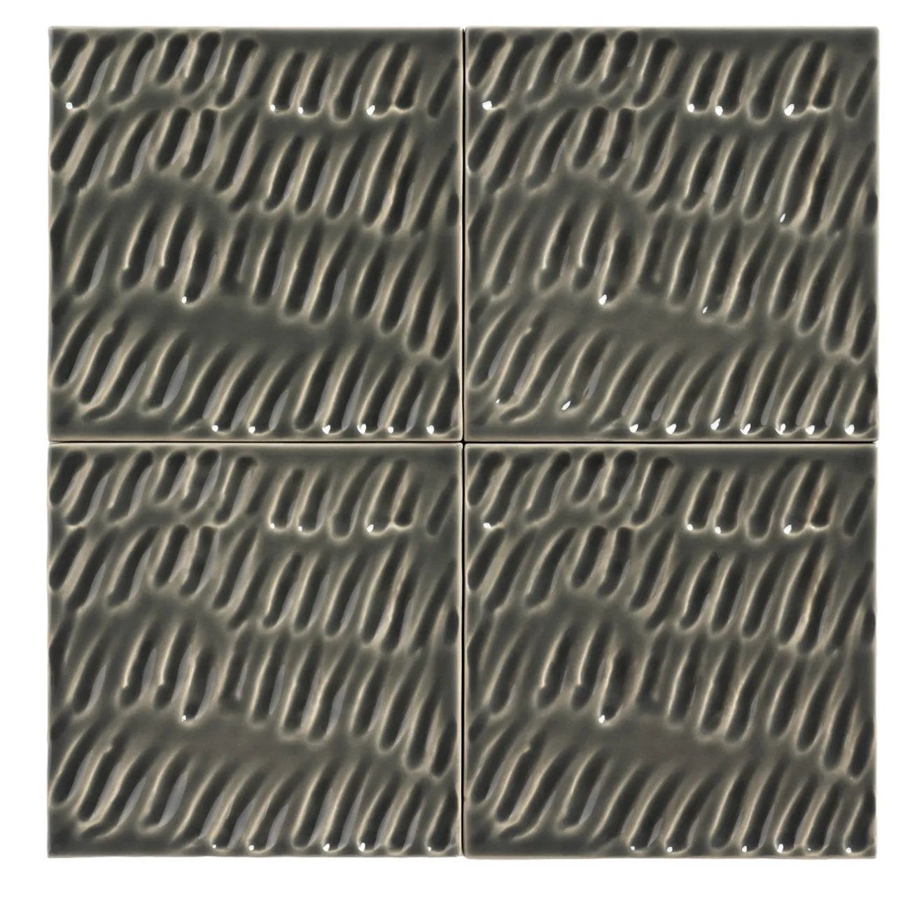 Bosa Piastrella Ippo in ceramica grigia fumé