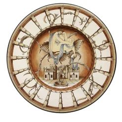 GINORI 1735 Piatto bianco Isabella - Edizione limitata di Gio Ponti