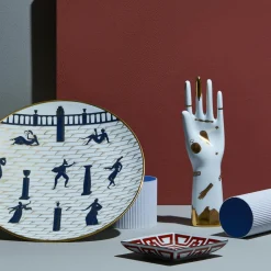 GINORI 1735 Piatto bianco Passeggiata Archeologica - Edizione limitata di Gio Ponti