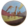 Mazzotti 1903 Piatto decorativo Le Giraffe in ceramica