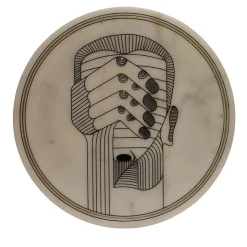 Editions Milano Piatto decorativo Marblelous X di Federico Pepe