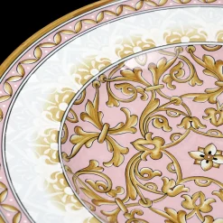 deBlona Piatto Decorativo Rotondo Pink Damask