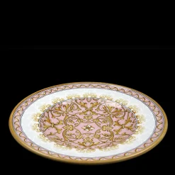 deBlona Piatto Decorativo Rotondo Pink Damask