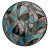 Zuma Ceramiche by Lucia Carpentieri Piatto decorativo Sassi di Mare Optical Multicolor