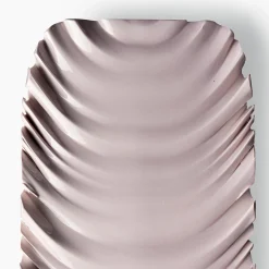 Bitossi Ceramiche Piatto Decorativo Viola Trasparente di Aldo Londi
