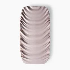 Bitossi Ceramiche Piatto Decorativo Viola Trasparente di Aldo Londi